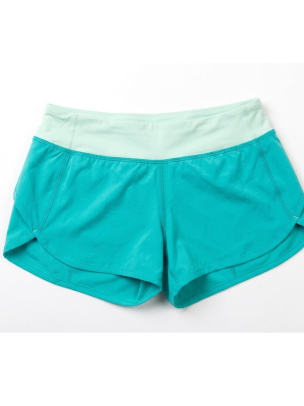 Ivivva Girl by Lululemon 🍋Speedy Shorts drawstring liner pocket green size 12